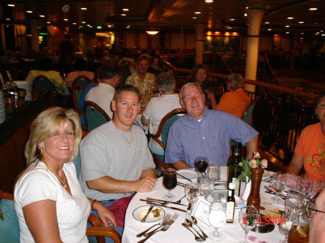 Dining Together on 2005 Cruise